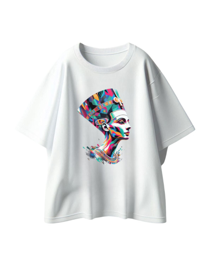 Robe t-shirt Néfertiti color full