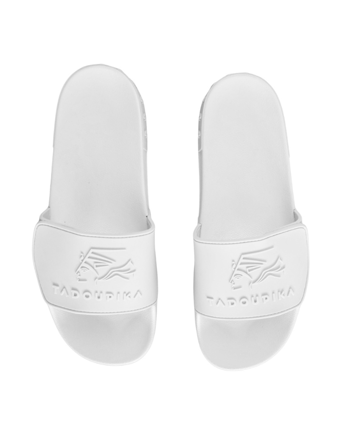 Claquettes blanches - Tadoupika