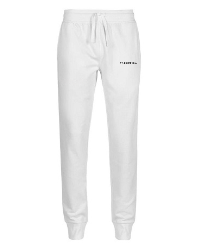 Jogging blanc avec logo Jogging blanc avec logo