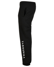 Jogging noir avec logos asymétriques blancs Jogging noir avec logos asymétriques blancs