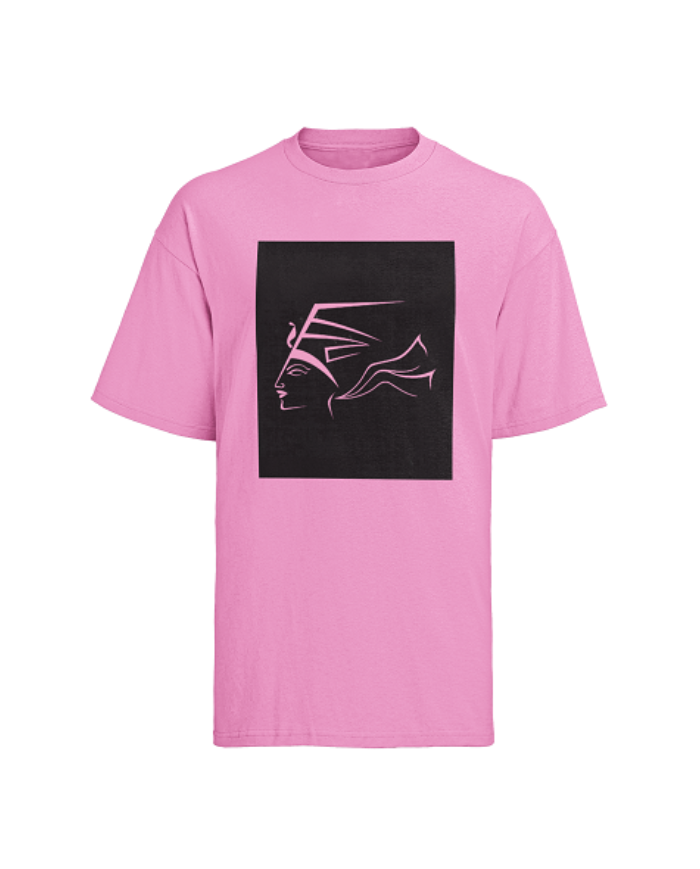 T-shirt rose logo noir T-shirt rose logo noir