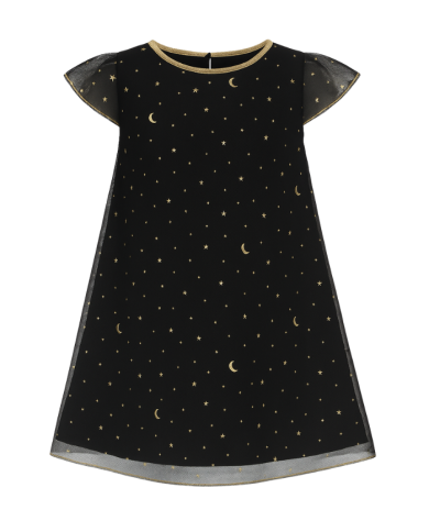 Robe noire étoilée Nout