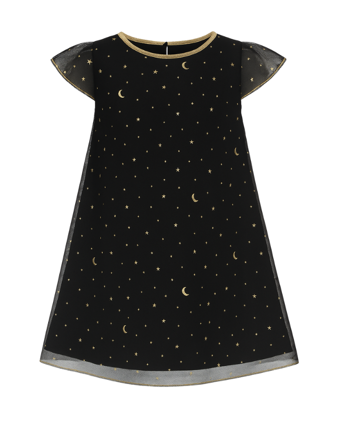 Robe noire étoilée Nout