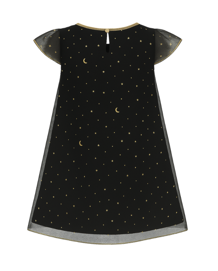 Robe noire étoilée Nout