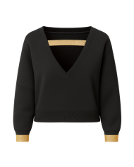 Sweat noir triangle Néfertiti