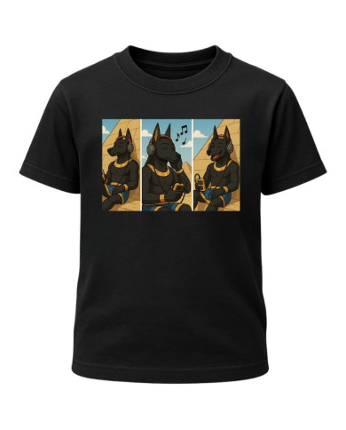 T-shirt noir Anubis music mood