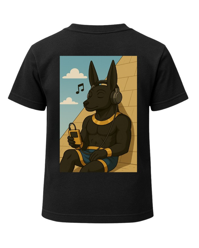 T-shirt noir Anubis music mood