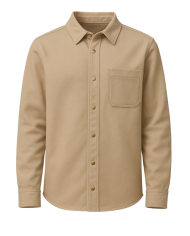 Chemise-Sweat Gizeh beige sable | Tadoupika – Vêtement made in France