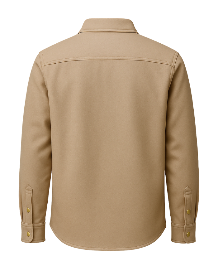 Chemise-Sweat Dunes beige sable | Tadoupika – Vêtement made in France
