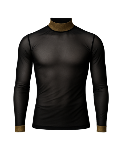 T-shirt en maille et or Hathor