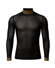 T-shirt en maille et or Hathor