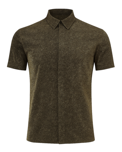 Chemise en lurex à manches courtes - Hathor