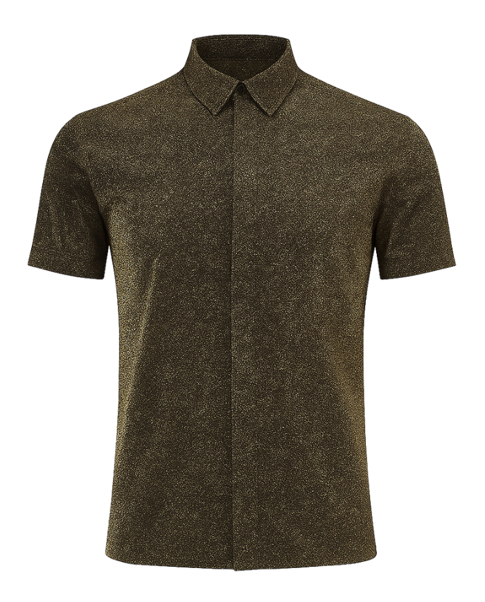 Chemise en lurex à manches courtes - Hathor