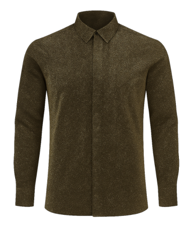 Chemise en lurex à manches longues - Hathor