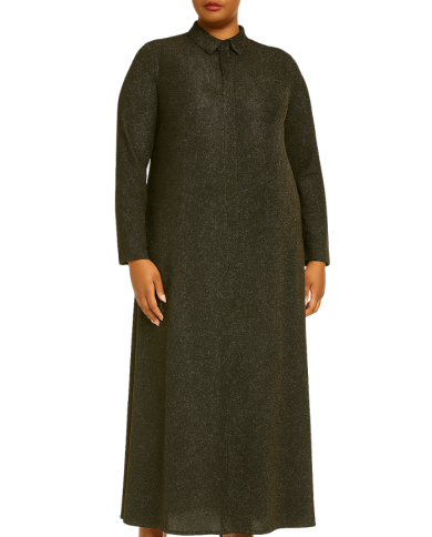 Robe chemise en lurex - Hathor