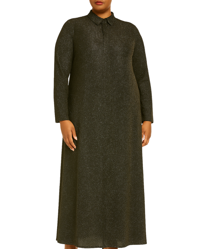 Robe chemise en lurex - Hathor