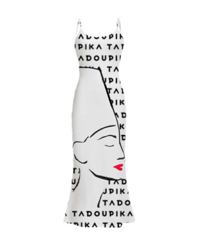 Robe blanche Néfertiti Robe blanche Néfertiti