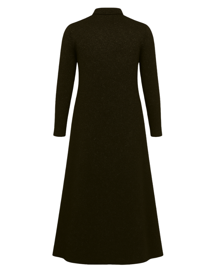 Robe chemise en lurex - Hathor