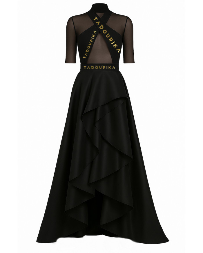 Robe sportswear noire Tadoupika