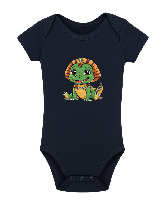 Body Mignon petit Sobek - fabriqué en France - Coton biologique - Tadoupika