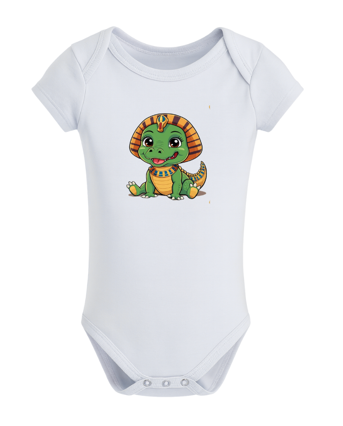 Body layette Mignon petit Sobek- fabriqué en France - Coton biologique - Tadoupika