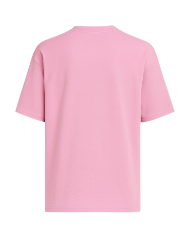 T-shirt rose logo noir