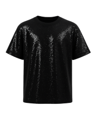T-shirt oversize à sequins – Unisexe t-shirt ou en robe | Tadoupika