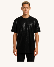 T-shirt oversize à sequins – Unisexe t-shirt ou en robe | Tadoupika