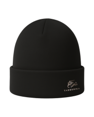 Bonnet sweat noir  en coton biologique - Conçu à Paris -  Tadoupika