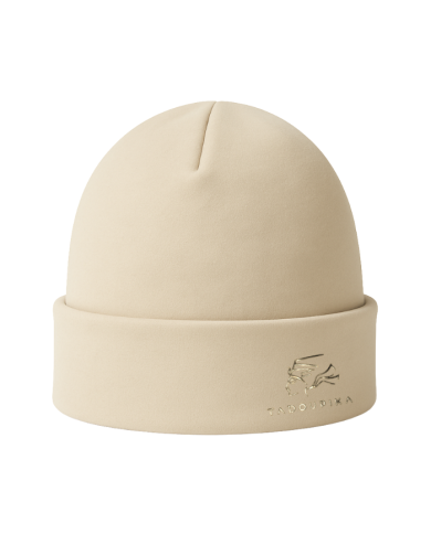 Bonnet sweat beige en coton biologique - Conçu à Paris -  Tadoupika