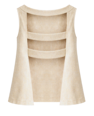 Top dos nu lin d - Fabriqué à Paris - Tadoupika