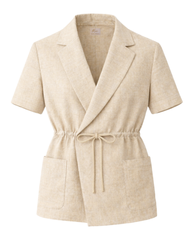 Veste homme en lin beige | Tadoupika