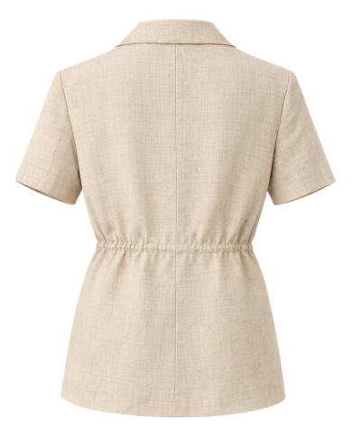 Veste homme en lin beige | Tadoupika