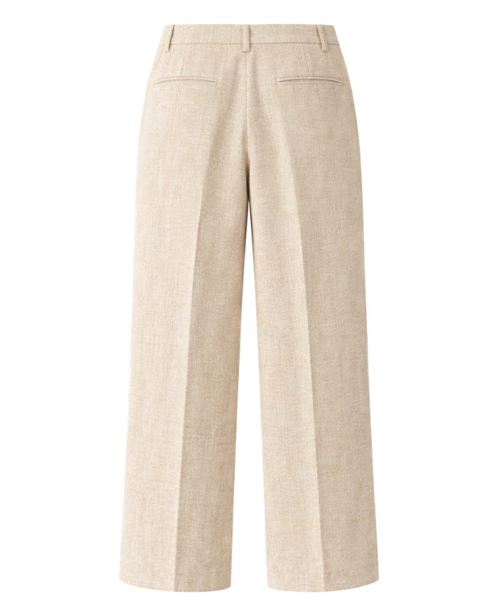 Pantalon homme en lin coupe droite large | Tadoupika