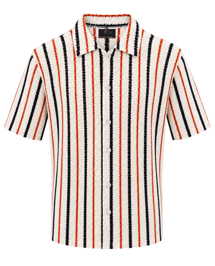 Chemise Kemet – Maille rayée | Tadoupika