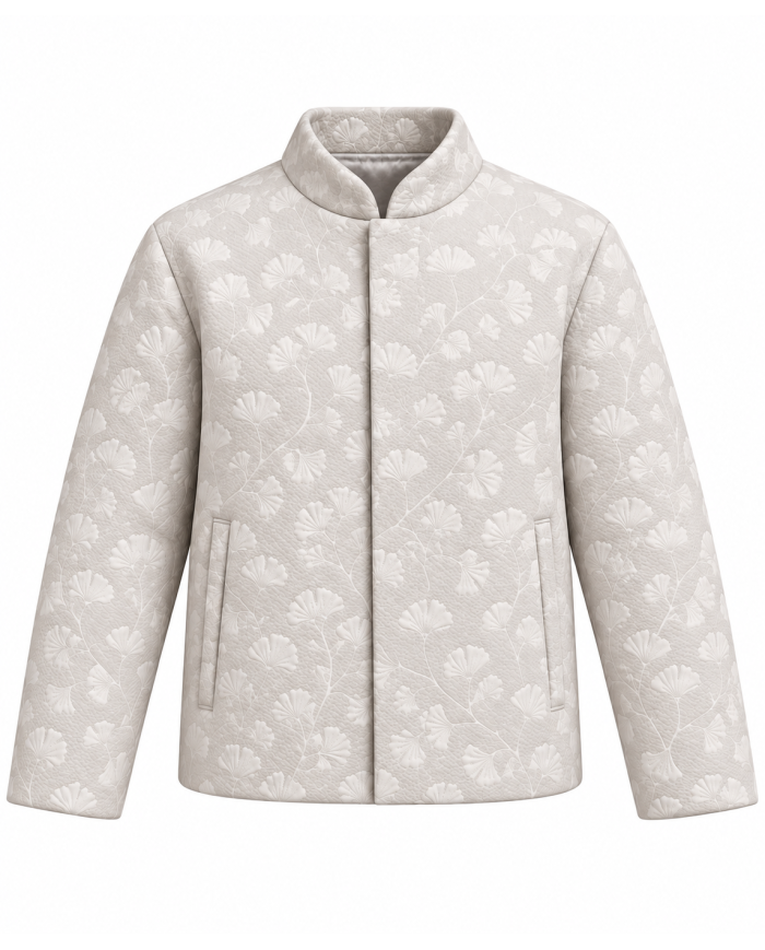 Veste Illusion Papyrus | Jacquard Ginkgo  – Tadoupika