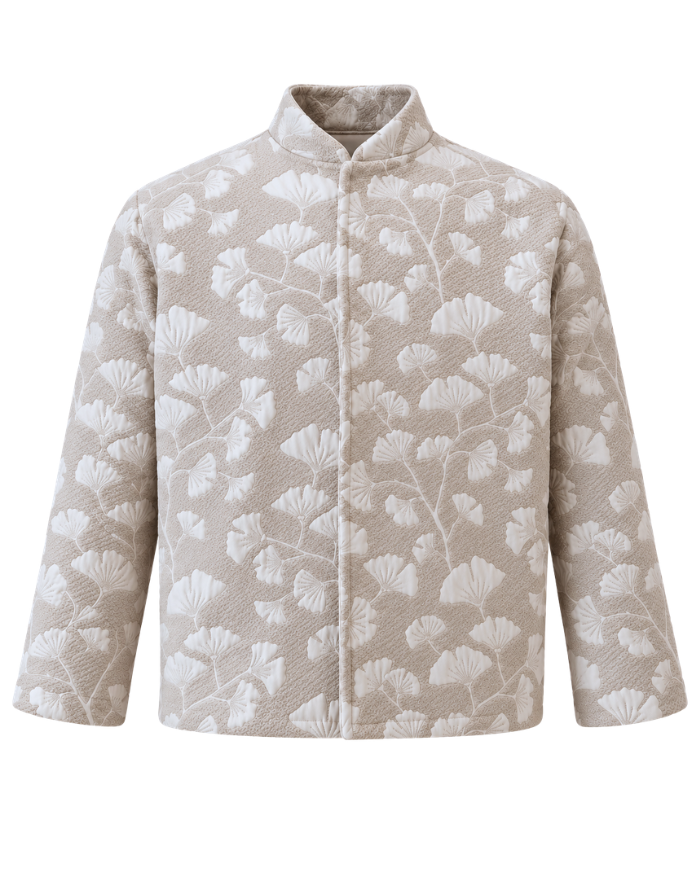 Veste Illusion Papyrus | Jacquard Ginkgo  – Tadoupika
