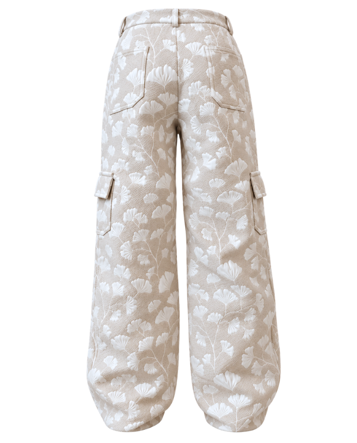 Vu de pantalon cargo Illusion papyrus.