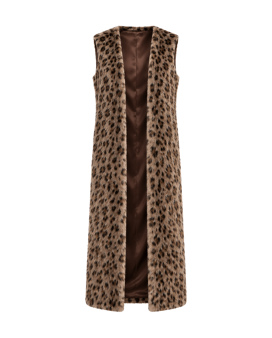 Gilet fausse fourrue sans manches - Mafdet