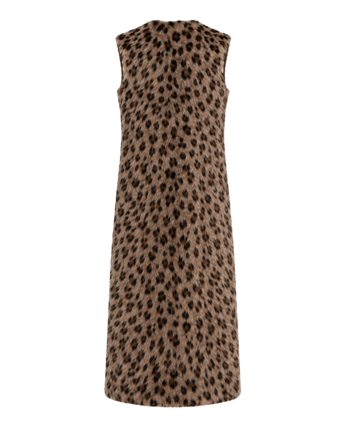 Gilet fausse fourrue sans manches - Mafdet