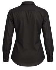 Chemisier noir femme en TENCEL - Tadoupika  fabriqué à Paris