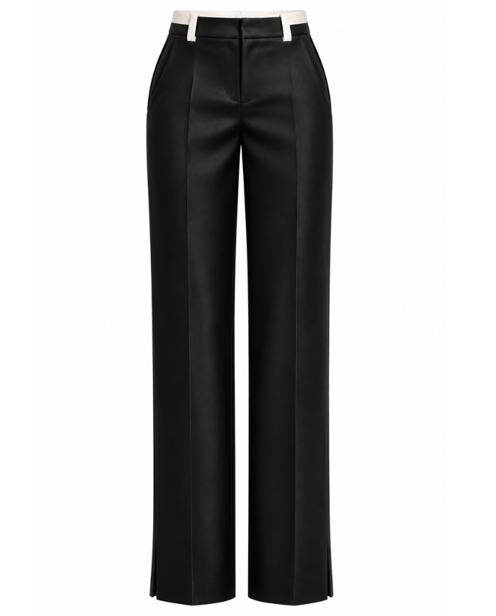 Pantalon classique monochrome - Seth Fabriqué à Paris