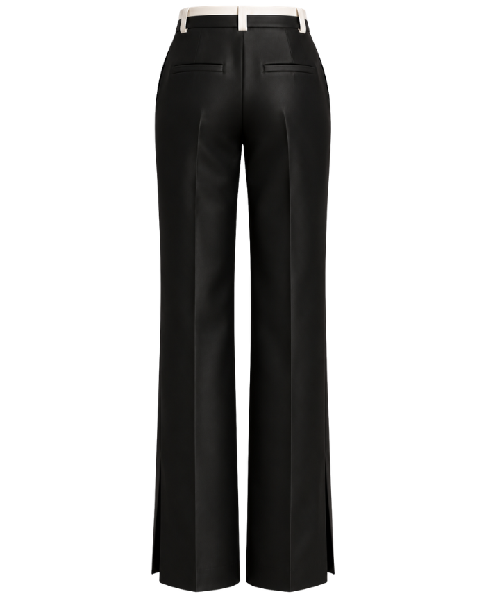Pantalon classique monochrome - Seth Fabriqué à Paris