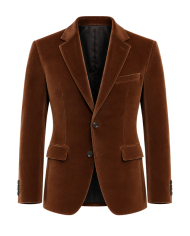 Veste de costume homme en velours marron – Seth