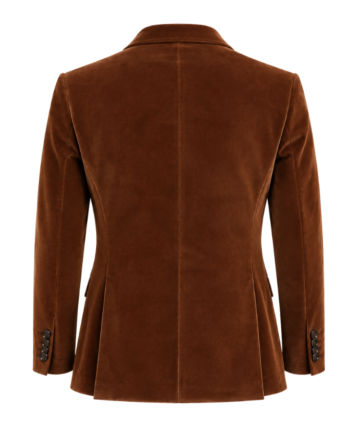 Veste de costume homme en velours marron – Seth
