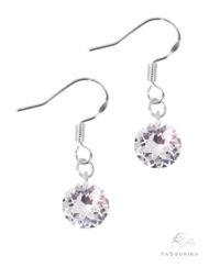 boucles d oreilles cristal face avant