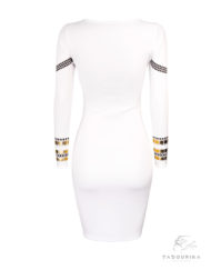 robe kim kardashian blanche dos