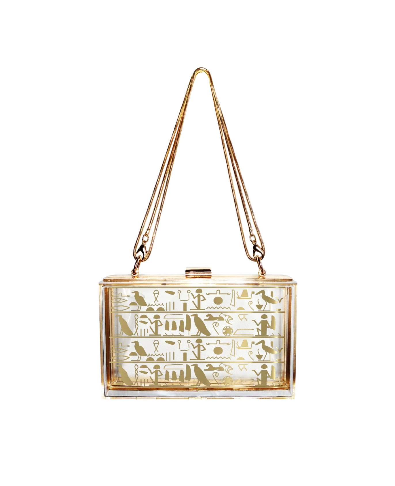Clutch doré discount
