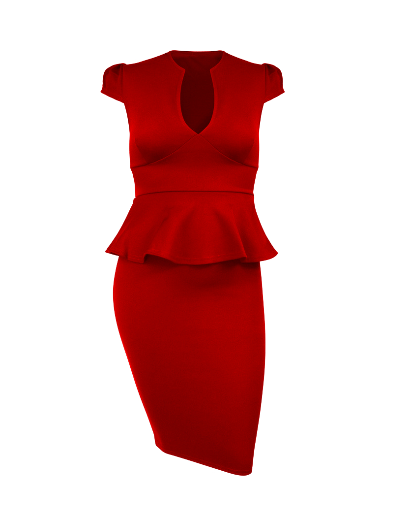Robe peplum grise Neferoure Robe fourreau Tadoupika